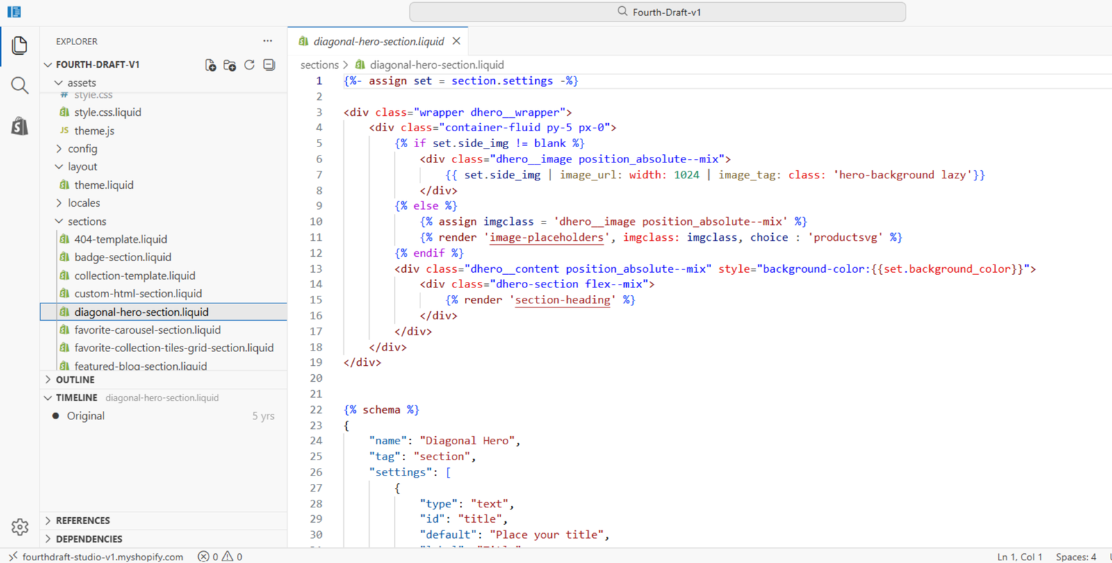Demo Code for Layout Section of Fika theme